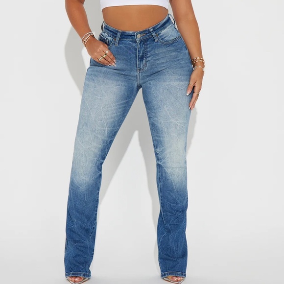 Alameda Stretch Bootcut Jeans - Medium Wash - Picture 1 of 3